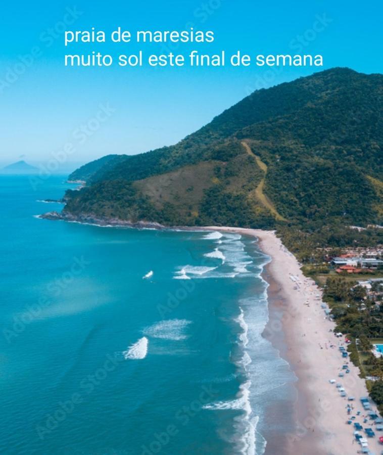 Casa Na Praia De Maresias Em Condominio Com Piscina Aquecida Na Av Principal De Maresias Exterior photo